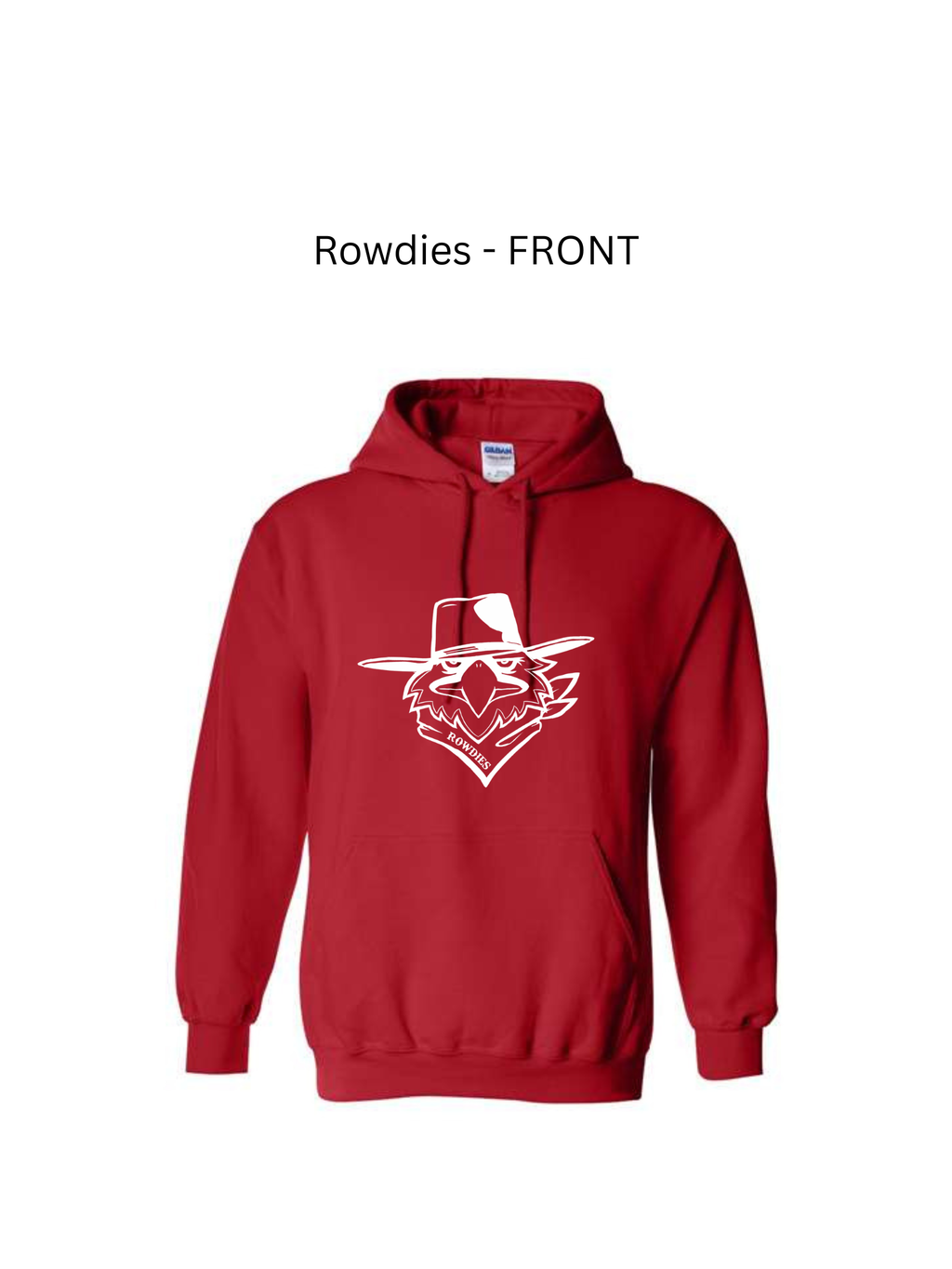 Rowdies - Youth Hoodie - Red